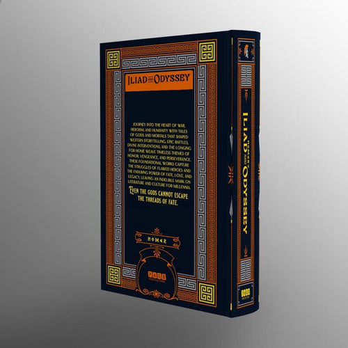 The Iliad and The Odyssey Deluxe Hardcover Foil Cover Classic Novels