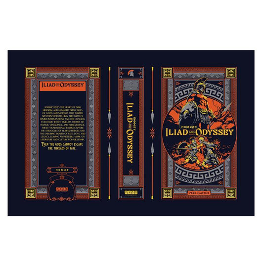 The Iliad and The Odyssey Deluxe Hardcover Foil Cover Classic Novels