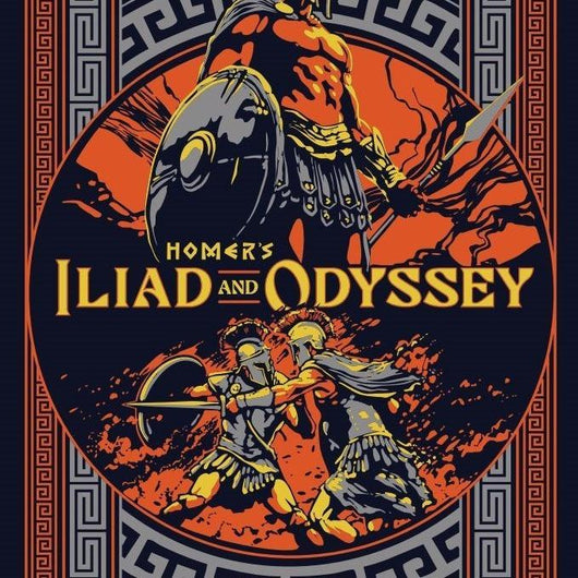 The Iliad and The Odyssey Deluxe Hardcover Foil Cover Classic Novels